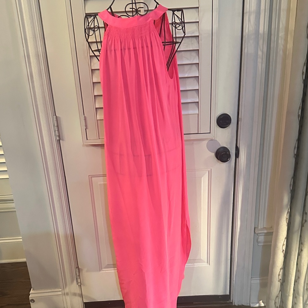 Lilly Pulitzer Vibrant Pink Halter Maxi Dress - Picture 4 of 7